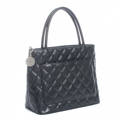 Chanel Caviar Medallion Tote Black 3 of 8