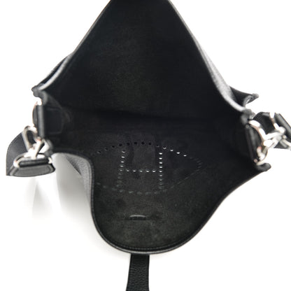 Hermes Taurillon Clemence Evelyne III PM Black 5 of 8