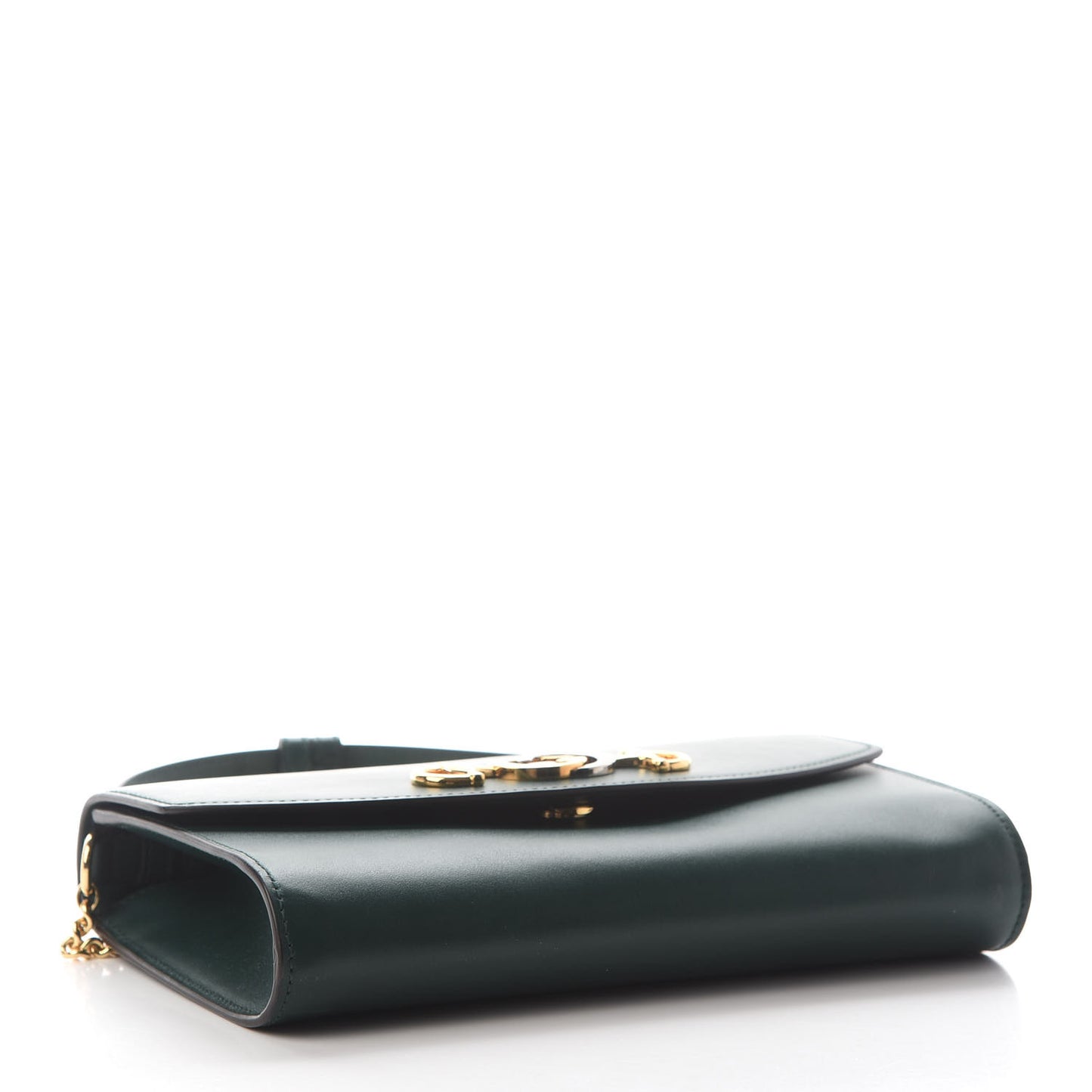 Smooth Calfskin Small Zumi Top Handle Shoulder Bag Vintage Green