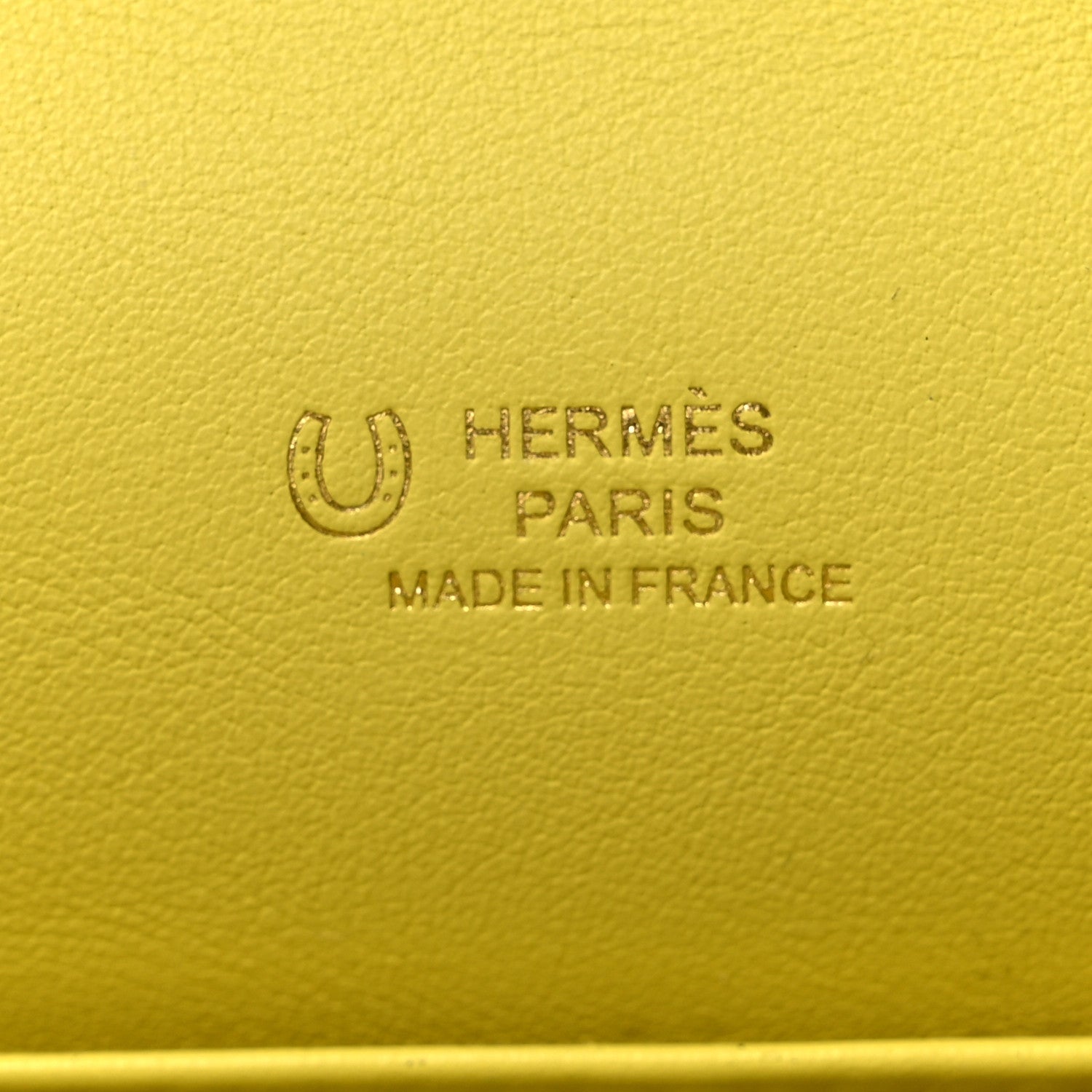 Hermes Swift Horseshoe Kelly Pochette Clutch Black Lime 6 of 12