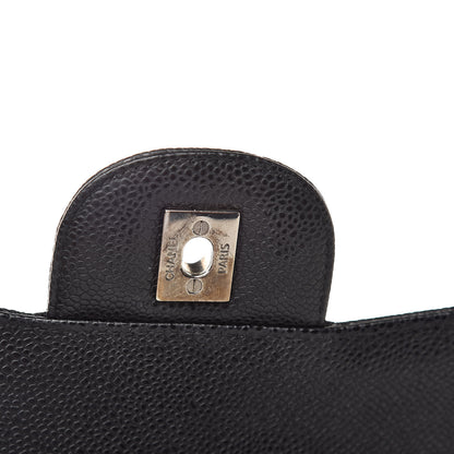 Chanel Caviar Quilted Jumbo Double Flap Black 12 of 12