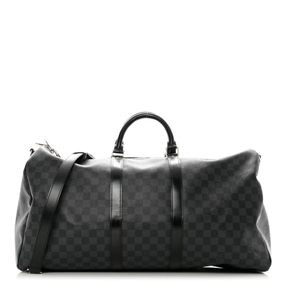 Louis Vuitton Damier Graphite Keepall Bandouliere 55 1 of 18