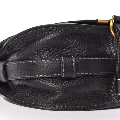 Chloe Calfskin Mini Marcie Round Crossbody Bag Black 9 of 10