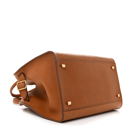 The Row Polished Saddle Calfskin Soft Margaux 12 Cuir 4 of 10
