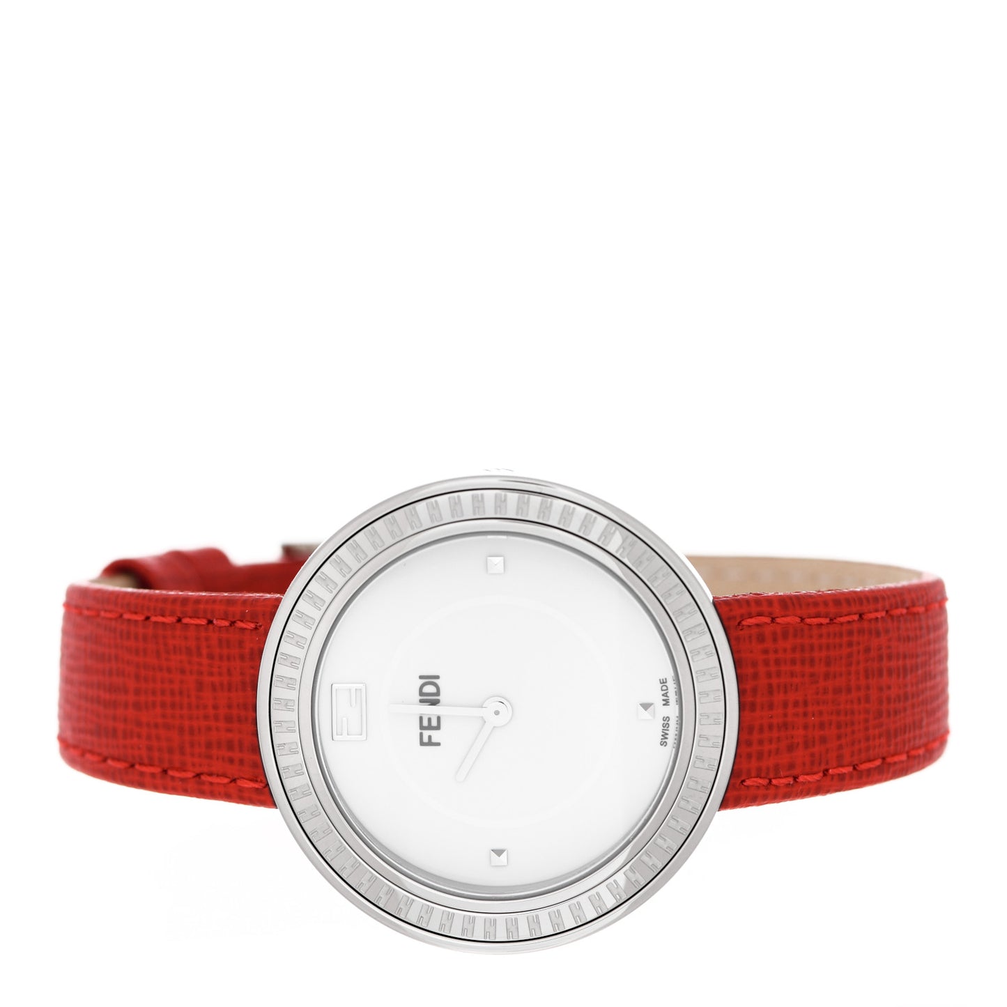 Stainless Steel Calfskin 36mm My Way Quartz Watch Red