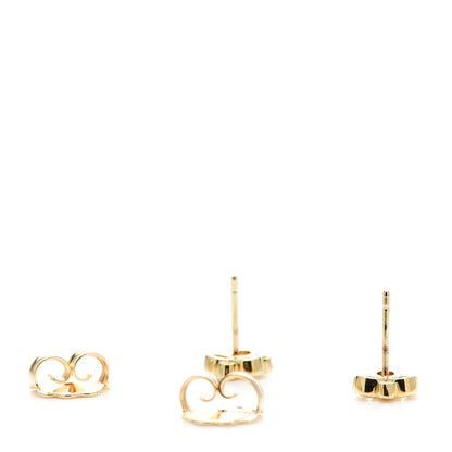 Temple St. Clair 18K Yellow Gold Diamond Small Classic Trio Earrings 3 of 5