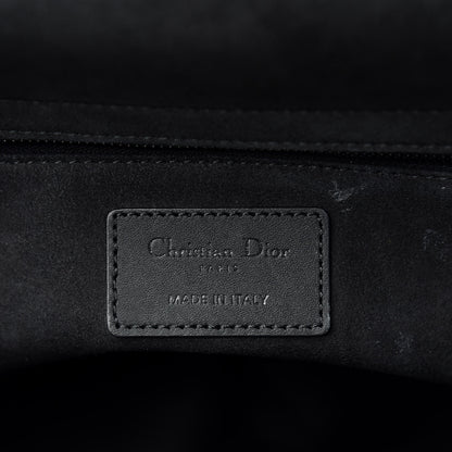 Christian Dior Ultra Matte Calfskin Cannage Large Lady Dior Black 6 of 11