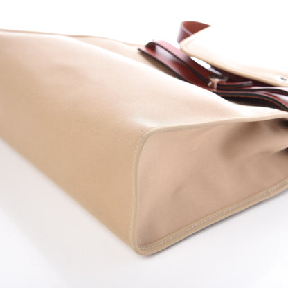 Hermes Vache Hunter Toile Herbag Zip 31 PM Trench Cuivre 12 of 12