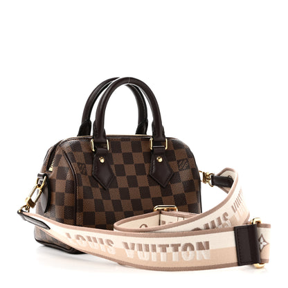 Louis Vuitton Damier Ebene Speedy Bandouliere 20 3 of 10