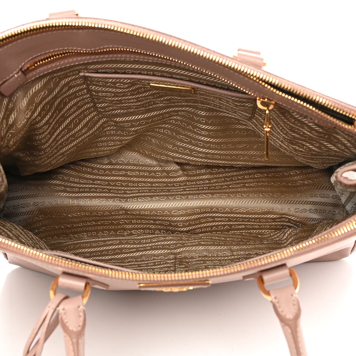 Saffiano Medium Galleria Double Zip Tote Cammeo