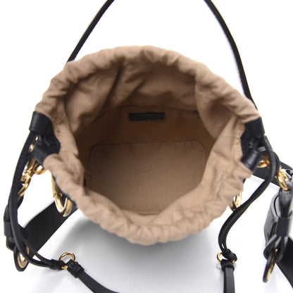 Chloe Smooth Calfskin Little Horses Embroidered Mini Roy Bucket Bag Full Blue 5 of 10