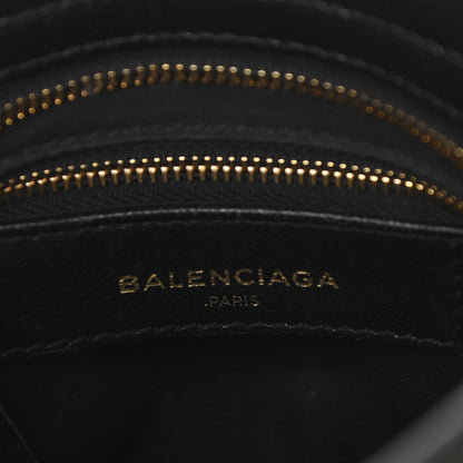 Balenciaga Chevre Gold Metallic Edge Hardware Mini City Black 6 of 12