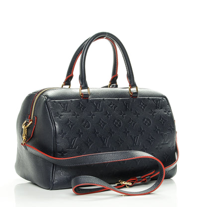Louis Vuitton Empreinte Speedy Bandouliere 30 NM Marine Rouge 3 of 7