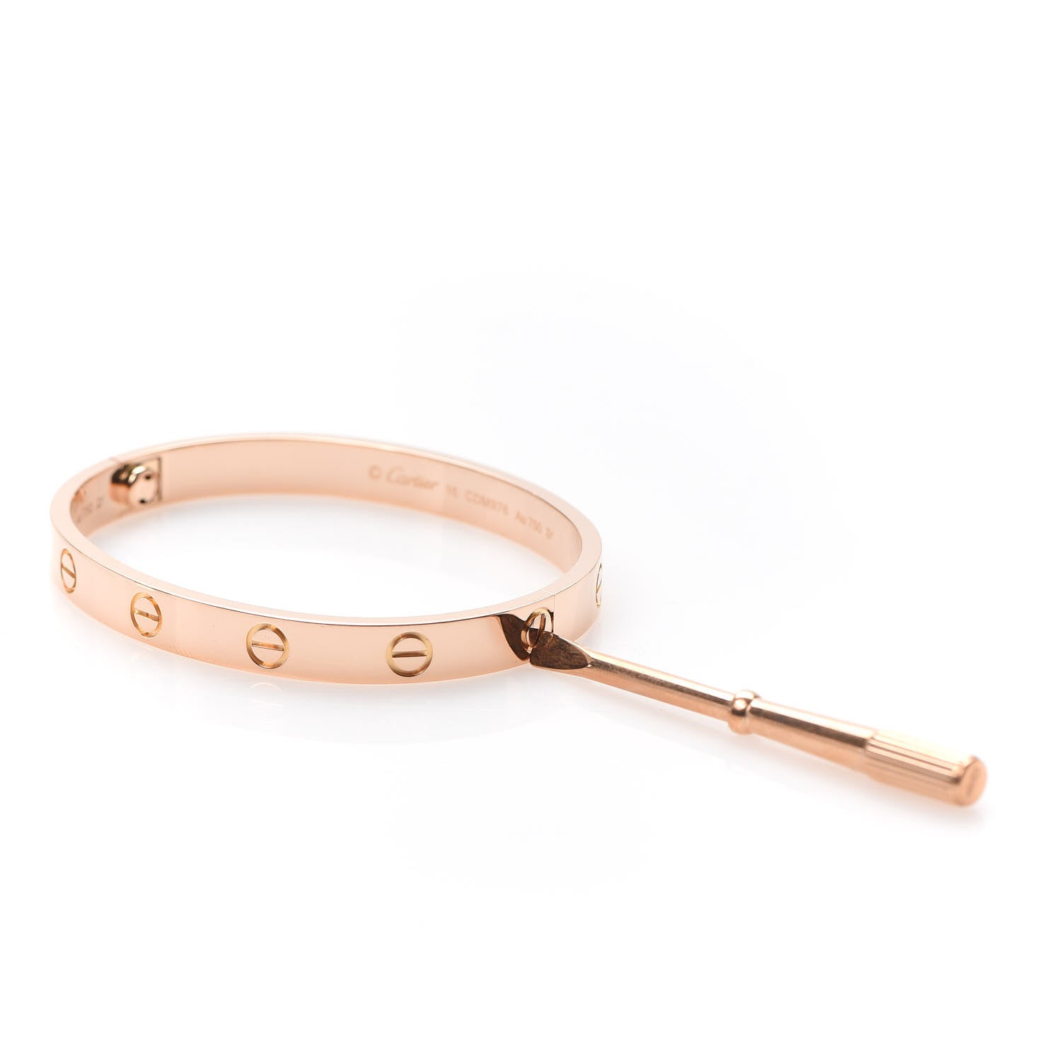 Cartier 18K Pink Gold LOVE Bracelet 16 4 of 6