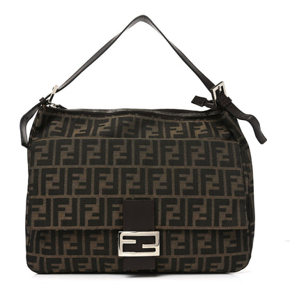 Fendi Zucca Zipped Baguette Tobacco 1 of 9