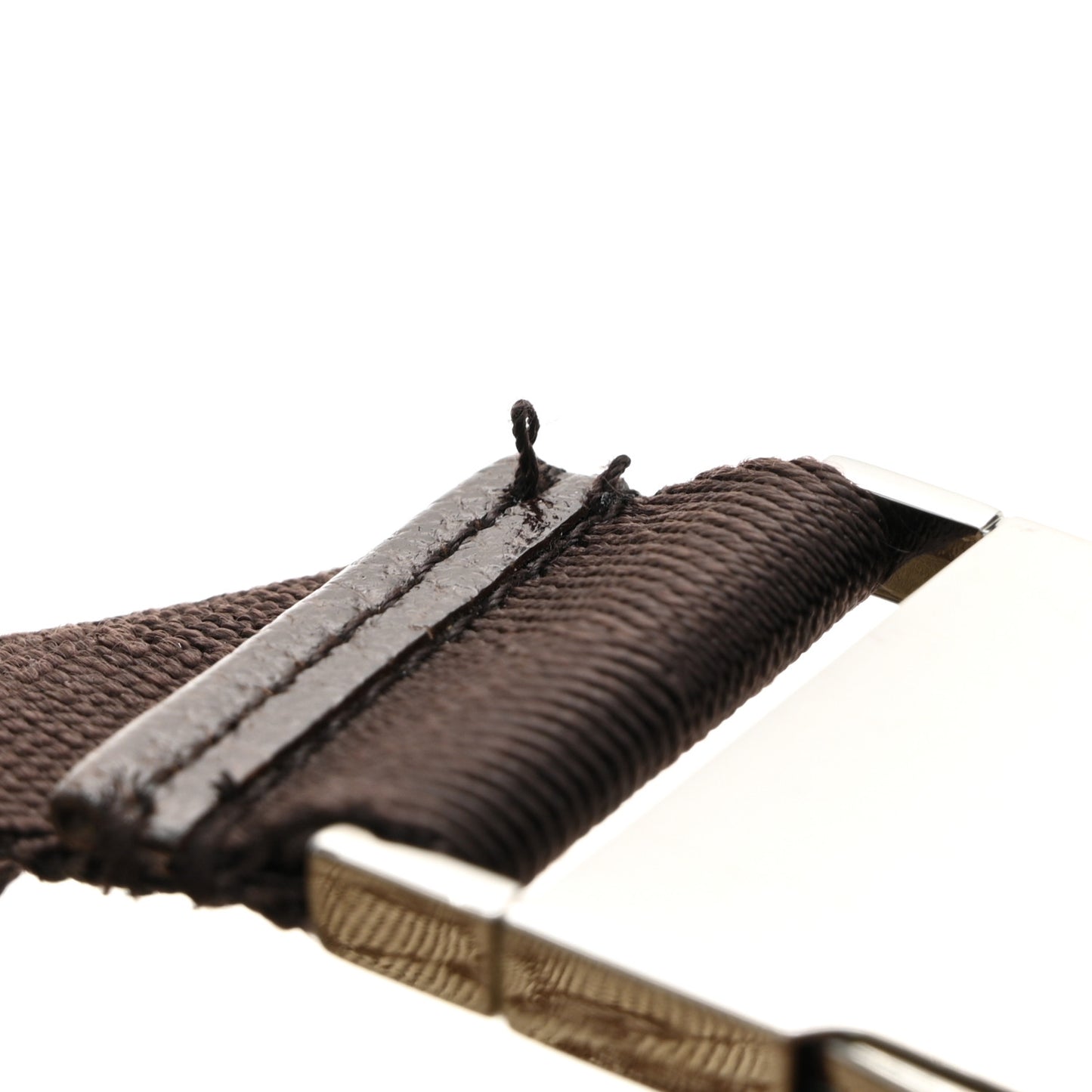 Monogram Waist Pouch Bag Dark Brown