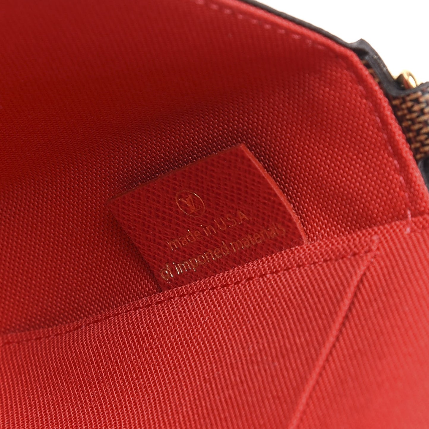 Damier Ebene Pochette Felicie Chain Wallet