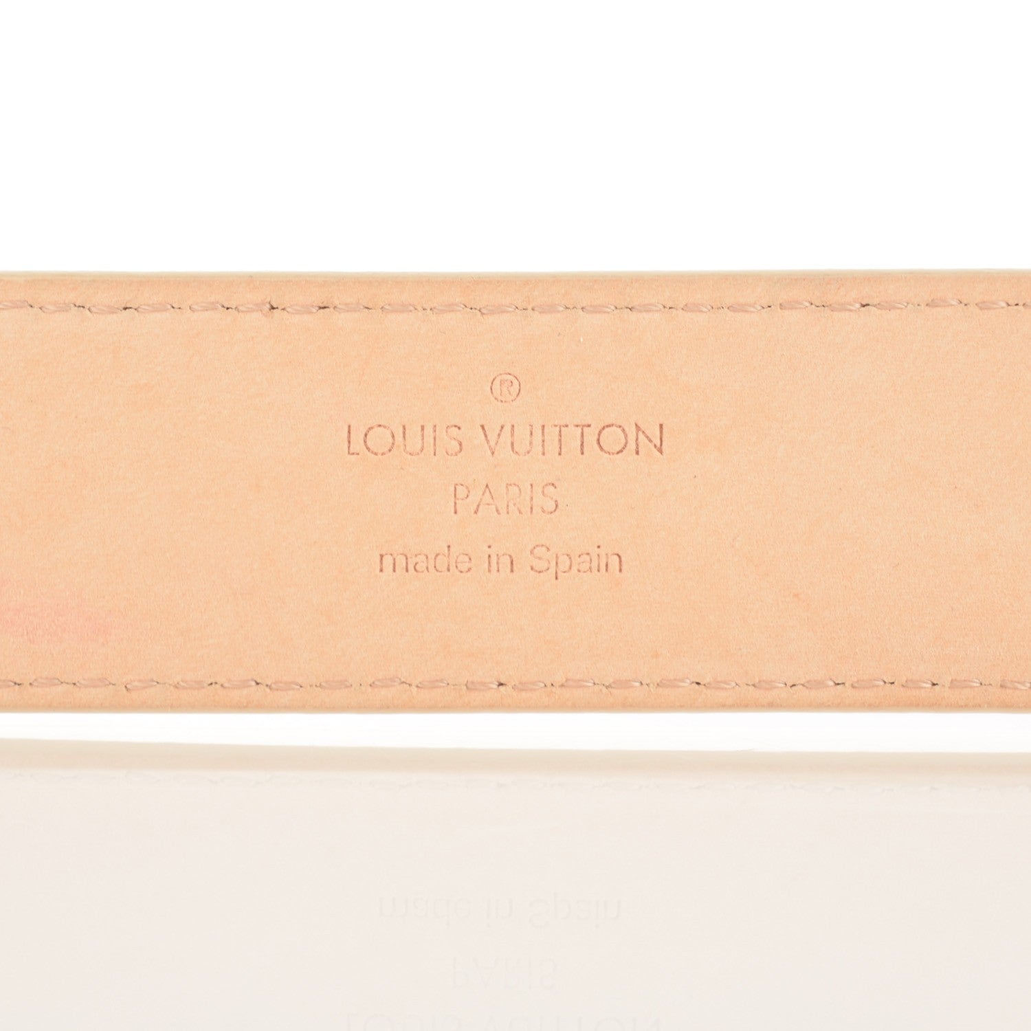 Louis Vuitton Damier Azur 30mm Tresor Belt 85 34 4 of 8