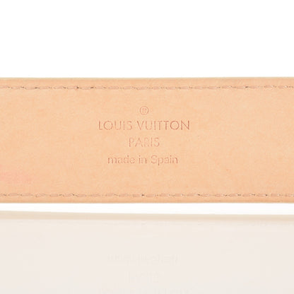 Louis Vuitton Damier Azur 30mm Tresor Belt 85 34 4 of 8