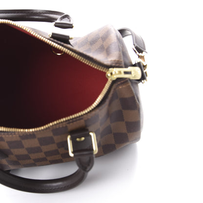 Louis Vuitton Damier Ebene Speedy Bandouliere 25 5 of 10