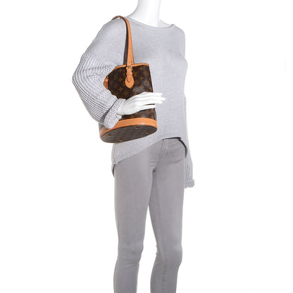 Louis Vuitton Monogram Petit Bucket 23 2 of 10