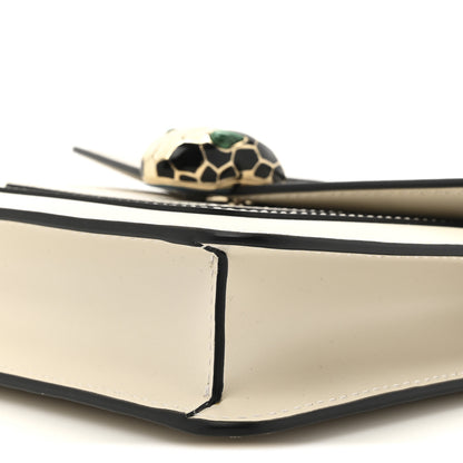 Bulgari Calfskin Small Serpenti Forever Crossbody Bag White Agate 9 of 14