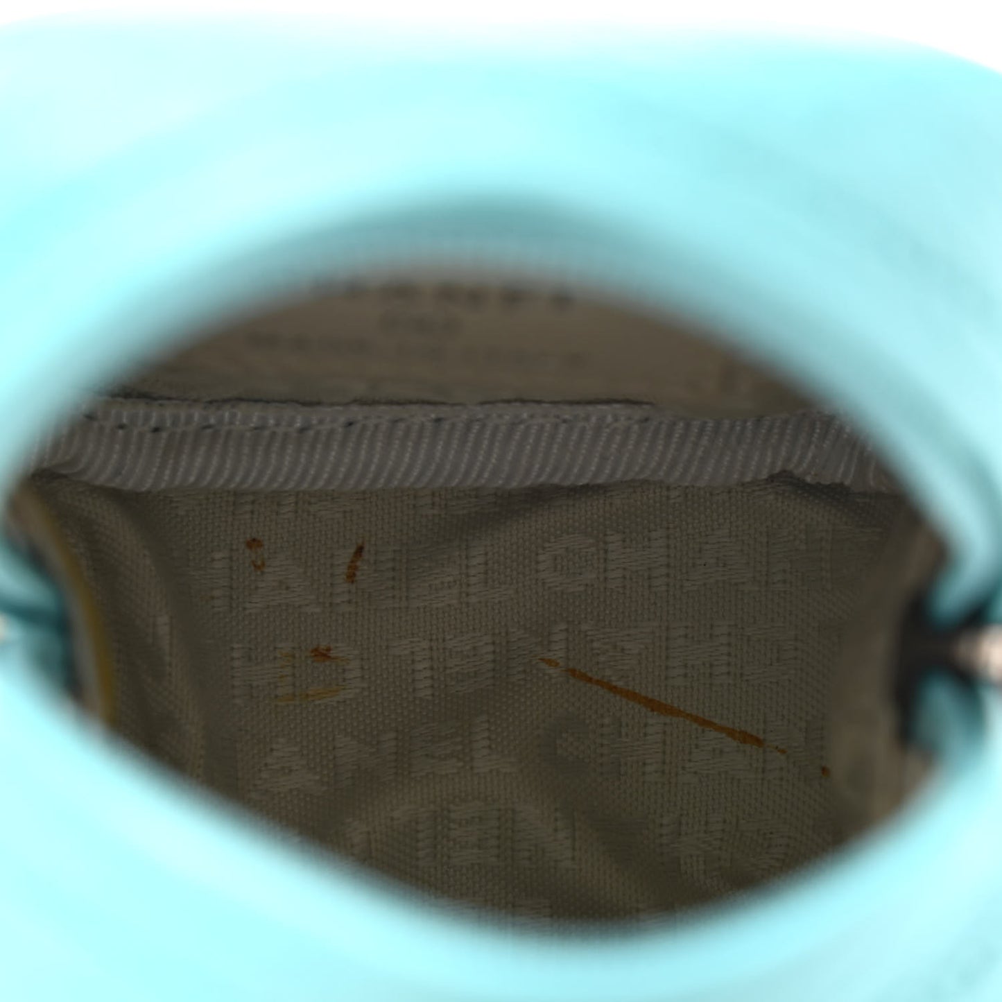 Calfskin CC Coin Purse Turquoise