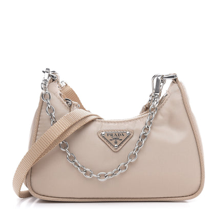 Prada Tessuto Nylon Saffiano Mini Re-Edition 2000 Shoulder Bag Cammeo 1 of 8