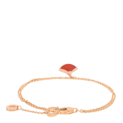 Bulgari 18K Rose Gold Carnelian Divas' Dream Bracelet SM 2 of 3