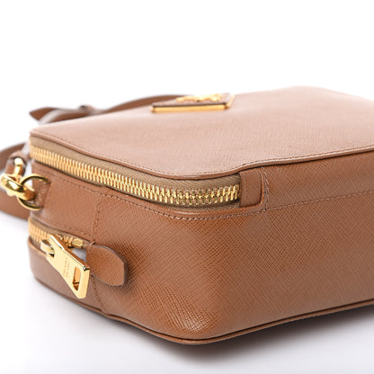 Prada Saffiano Mini Double Zip Shoulder Bag 11 of 14