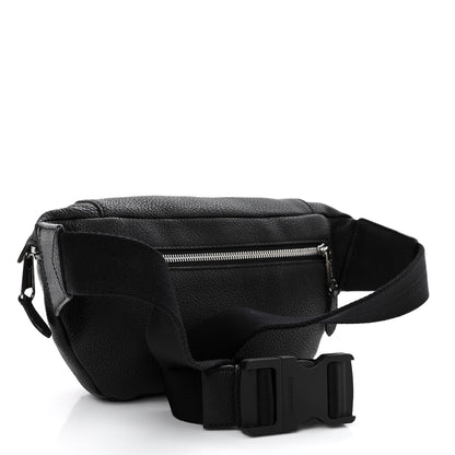 Burberry Grainy Calfskin Logo Graphic Sonny Bum Bag Black 3 of 13