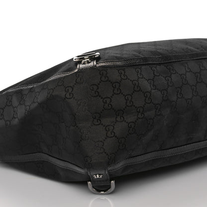 Gucci Nylon Monogram Large Abbey Tote Black 7 of 9