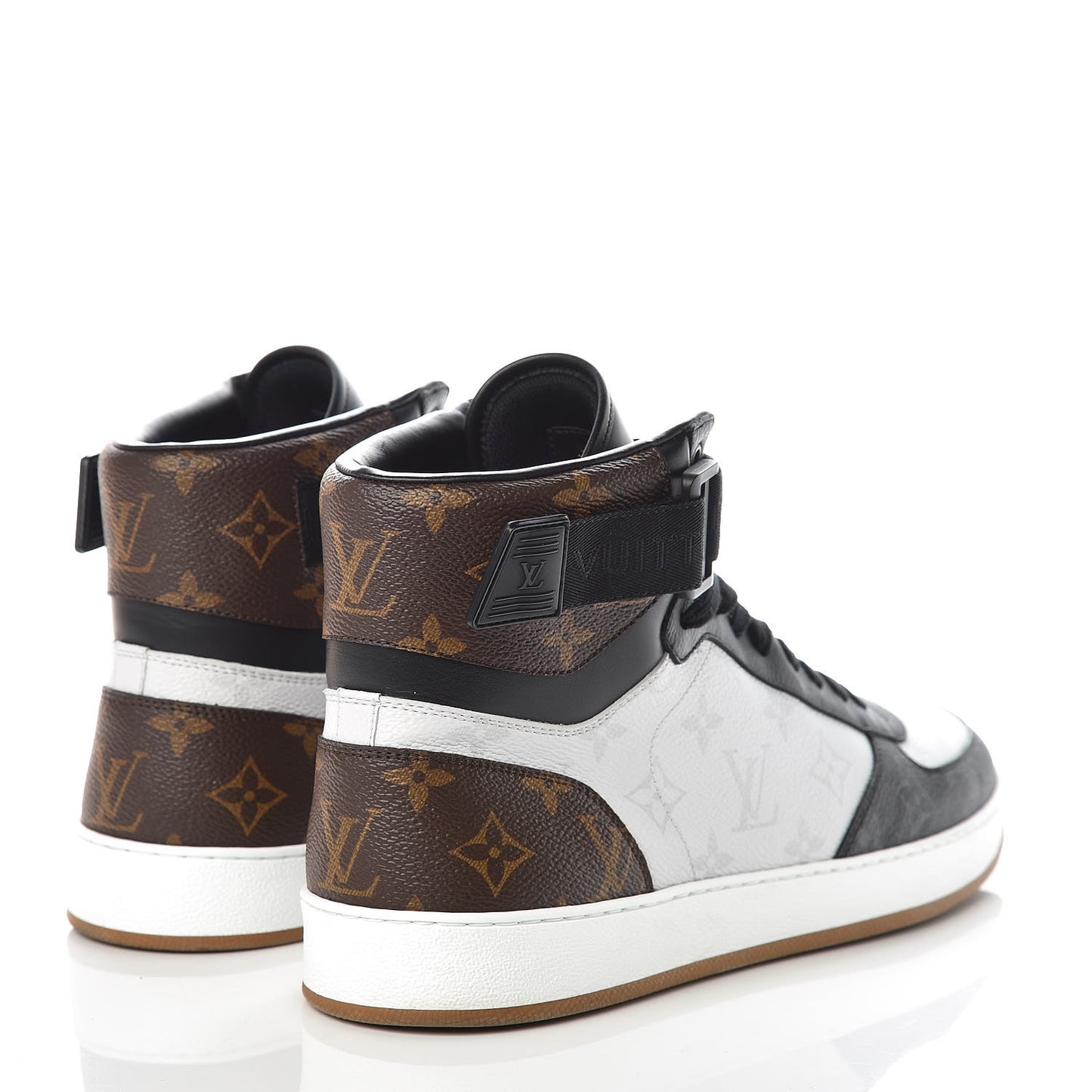 Calfskin Monogram Rivoli High Top Sneakers 10