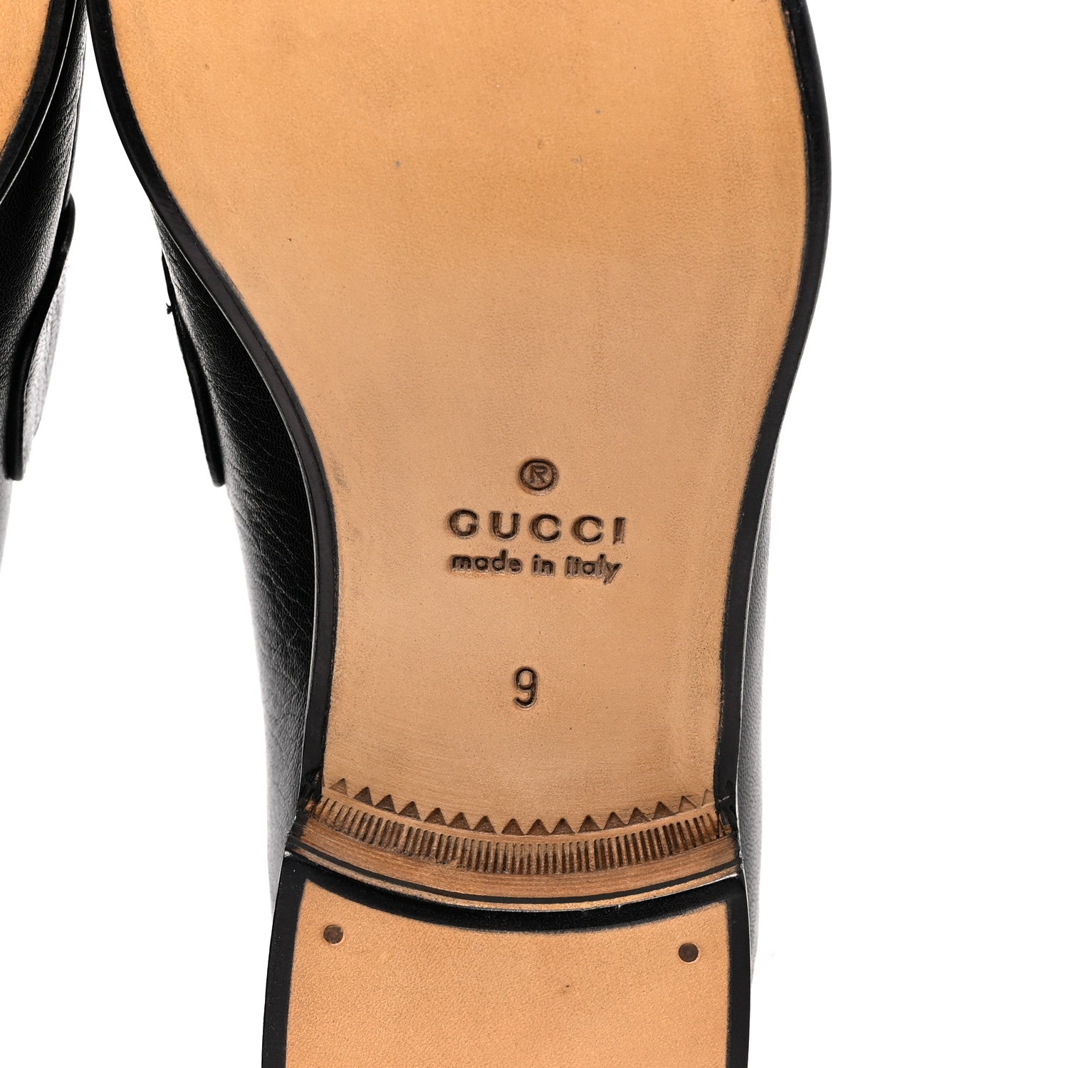 Gucci Lambskin Mens Union Jack Horsebit Loafer 9 Black 6 of 9