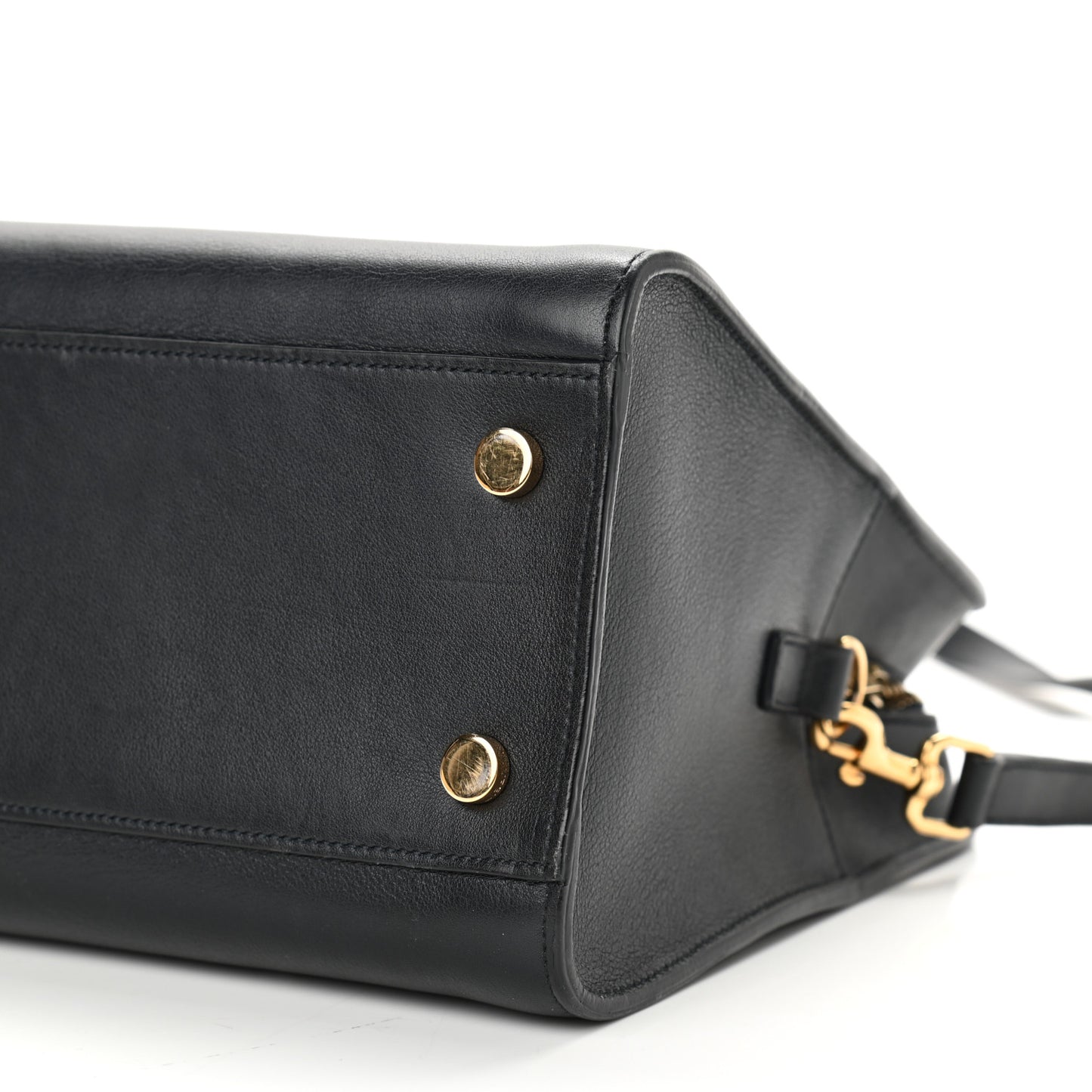 Smooth Calfskin Small Monogram Cabas Black