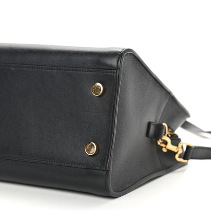 Saint Laurent Smooth Calfskin Small Monogram Cabas Black 9 of 10