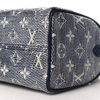 Louis Vuitton Monoglam Speedy Bandouliere 20 Blue 7 of 8