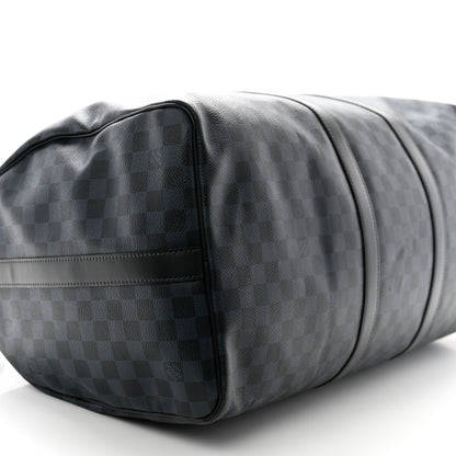 Louis Vuitton Damier Cobalt Keepall Bandouliere 55 8 of 12