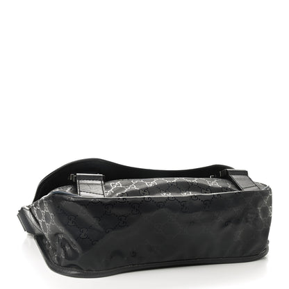 Gucci Imprime Monogram Medium Double Buckle Flap Messenger Bag Navy 4 of 9