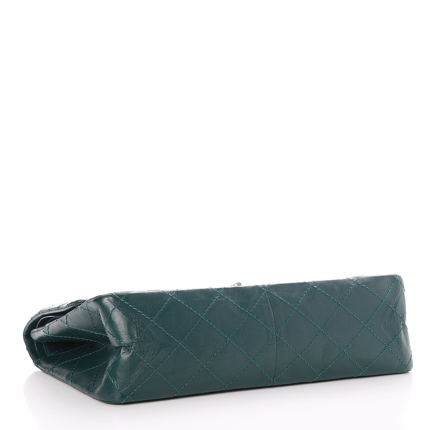 Chanel Aged Calfskin 2.55 Reissue 226 Flap Dark Green 5 of 8