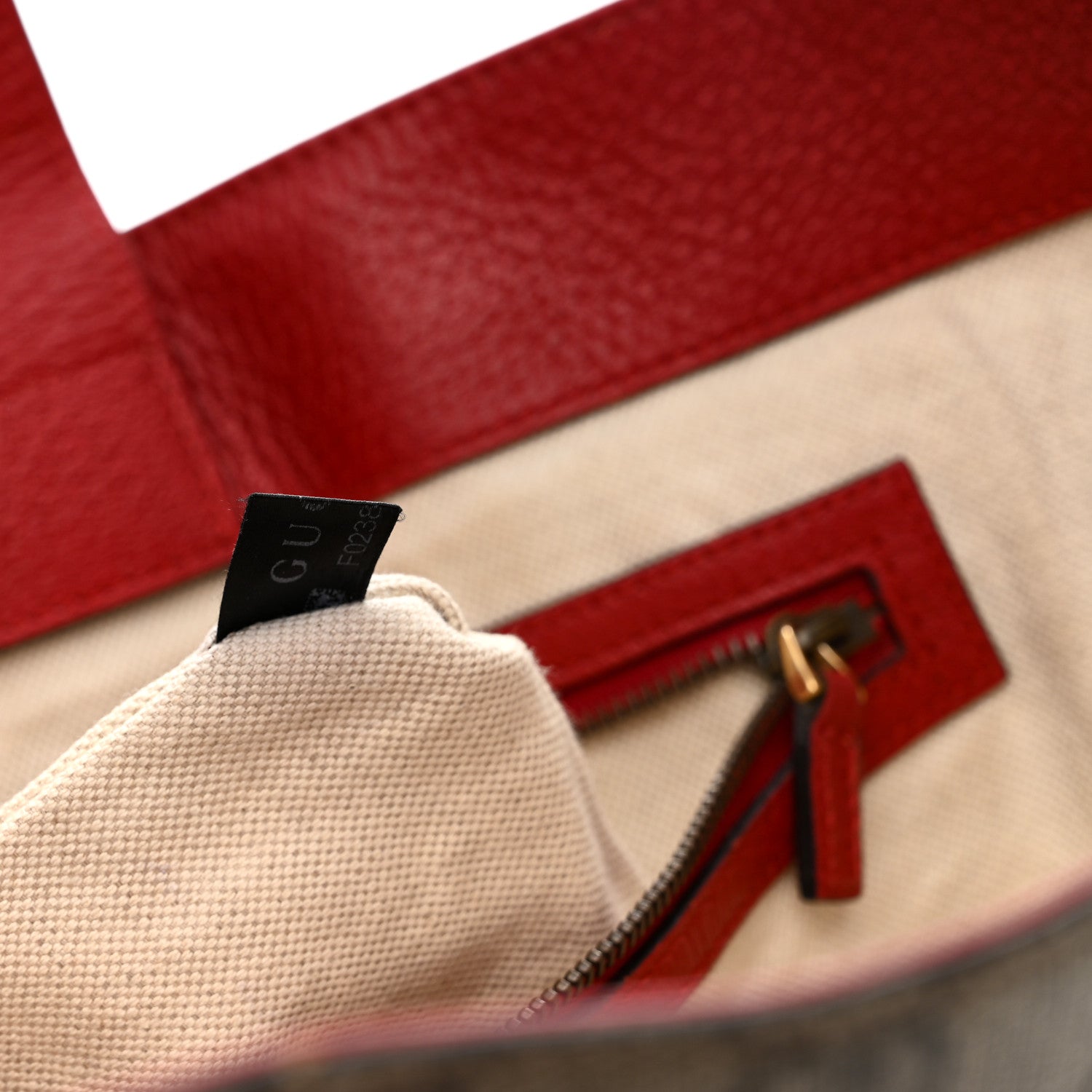 Gucci Soft GG Supreme Monogram Web Bosco Patch Small Crossbody Tote Beige Malva Hibiscus Red 9 of 21