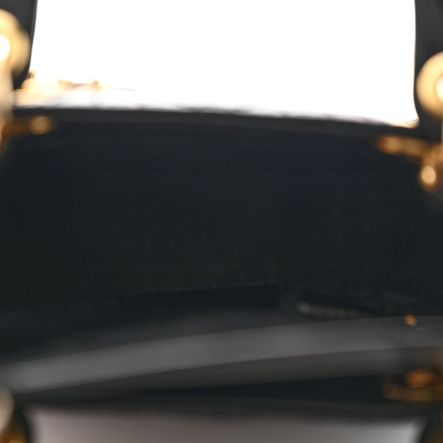 Christian Dior Patent Cannage Mini Lady Dior Black 5 of 13