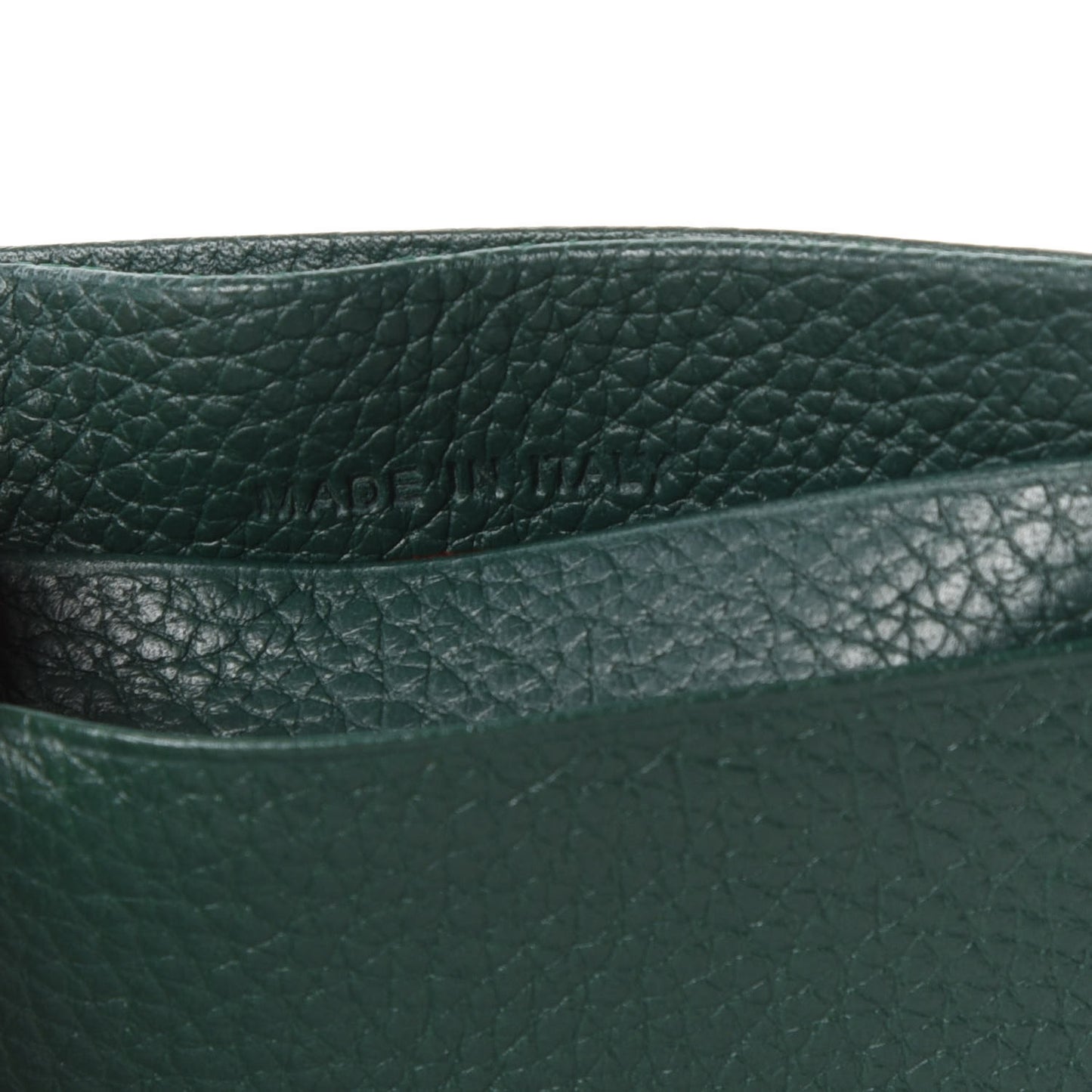 Grained Calfskin Spikes Kios Simple Card Holder Jungle
