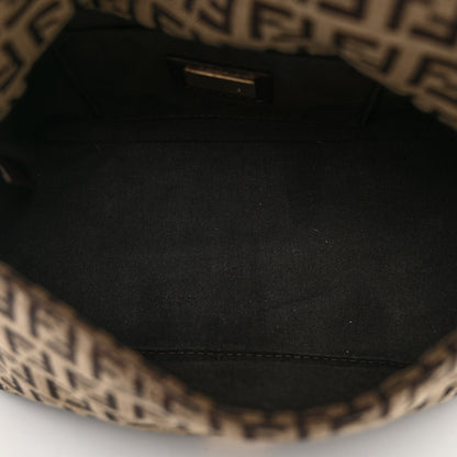 Fendi Zucchino Vitello Mini Mama Baguette Mogano Panna Bruciato 5 of 10