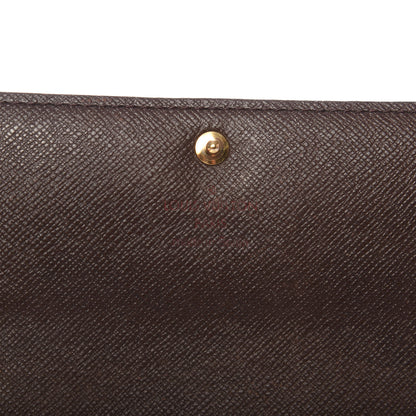 Louis Vuitton Damier Ebene Sarah Wallet 6 of 9
