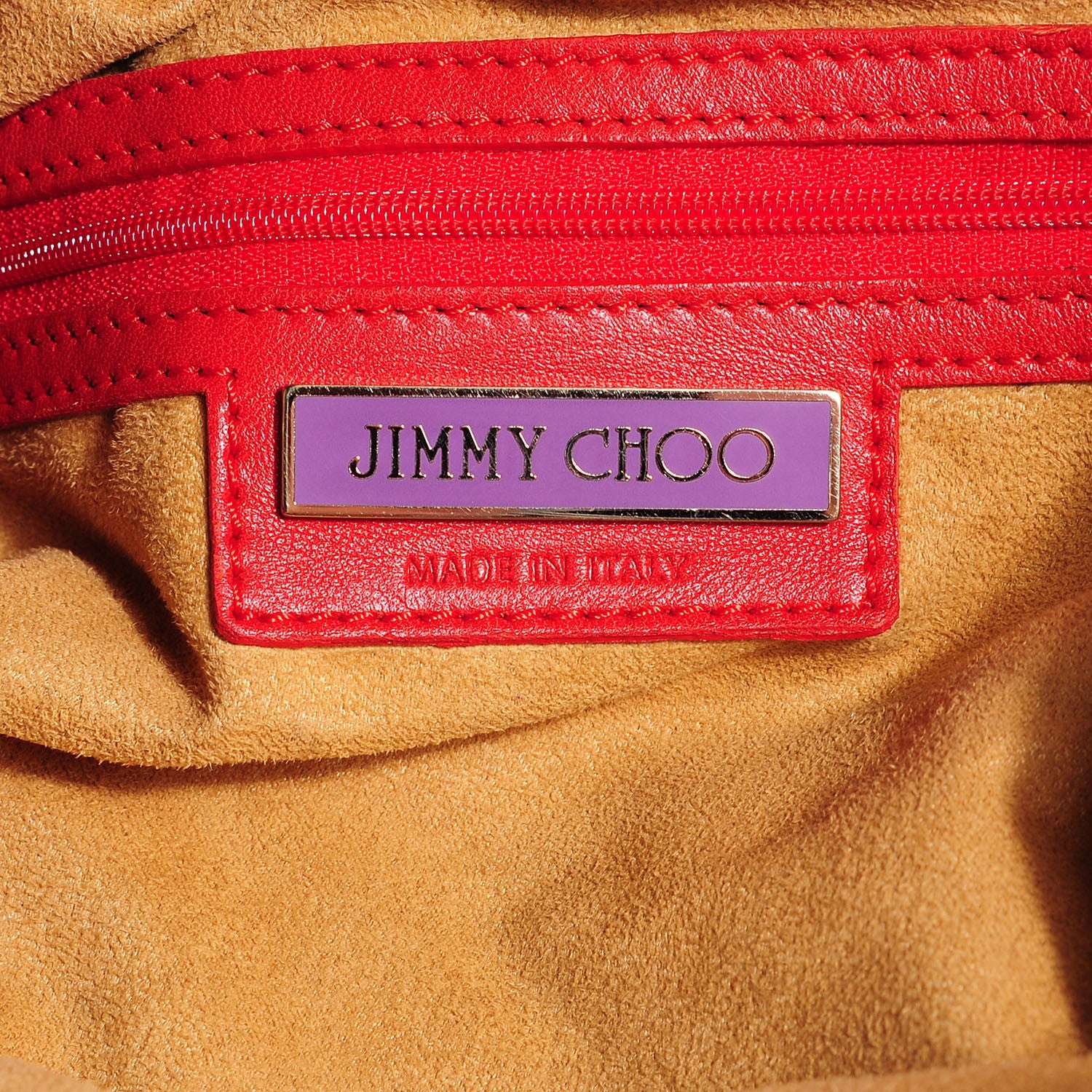 Jimmy Choo Suede Ramona Red 6 of 8