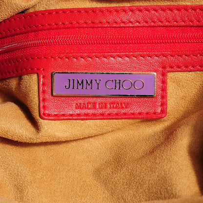 Jimmy Choo Suede Ramona Red 6 of 8