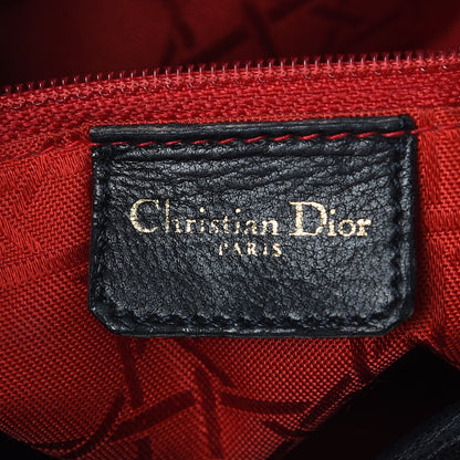 Christian Dior Lambskin Cannage Medium Lady Dior Black 6 of 16