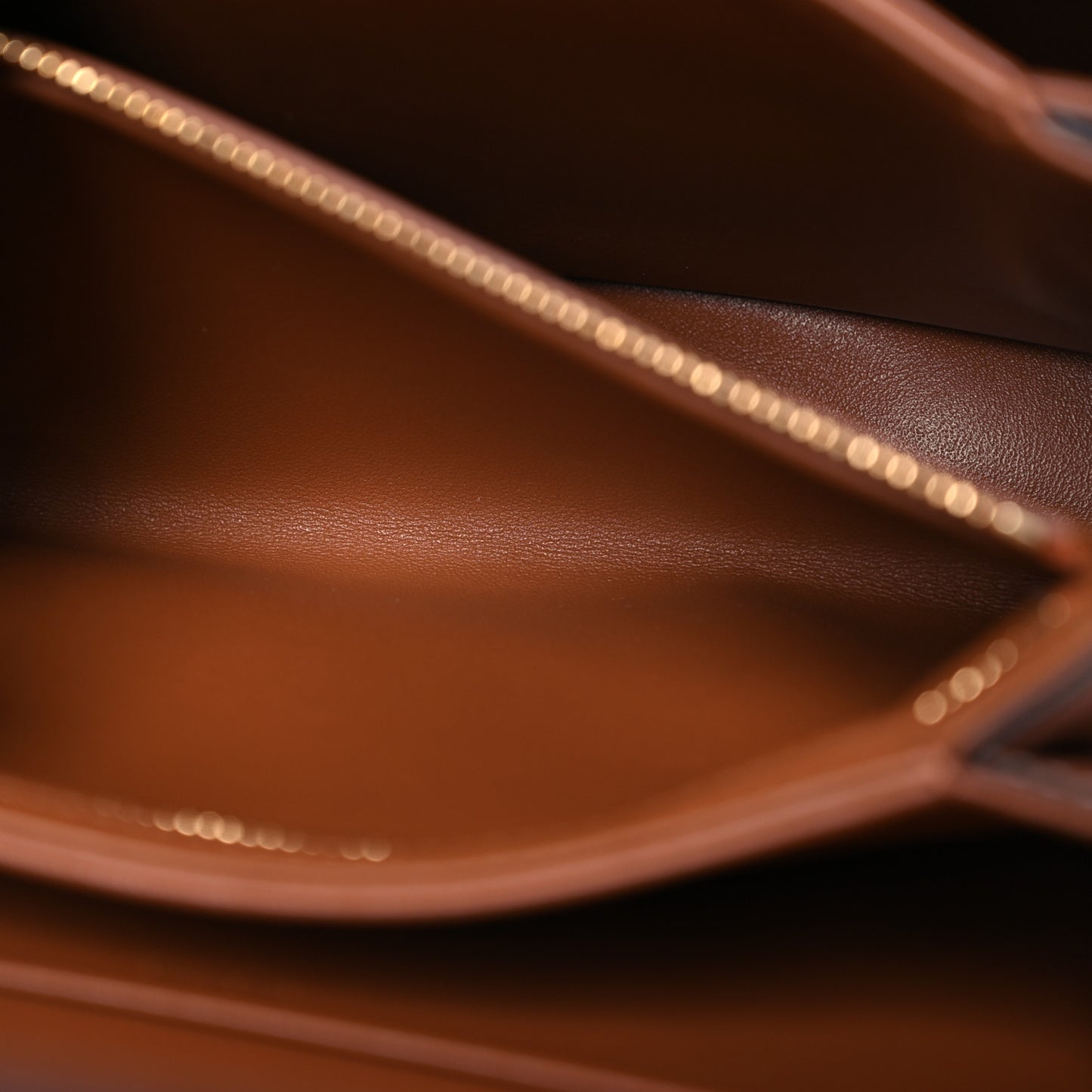 Textile Calfskin Classique Triomphe Bag Natural Tan
