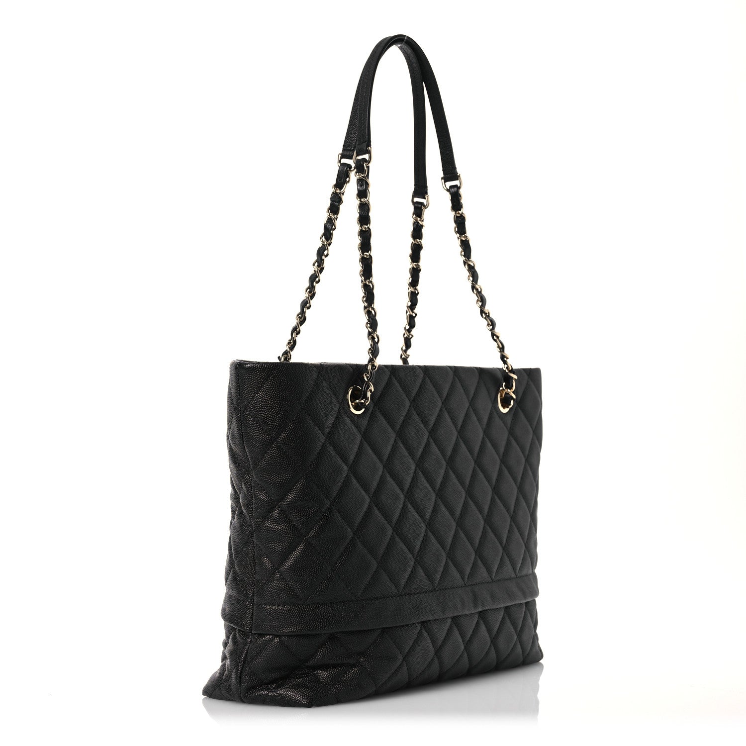 Chanel Caviar Quilted Rolled Up Tote Black 3 of 14